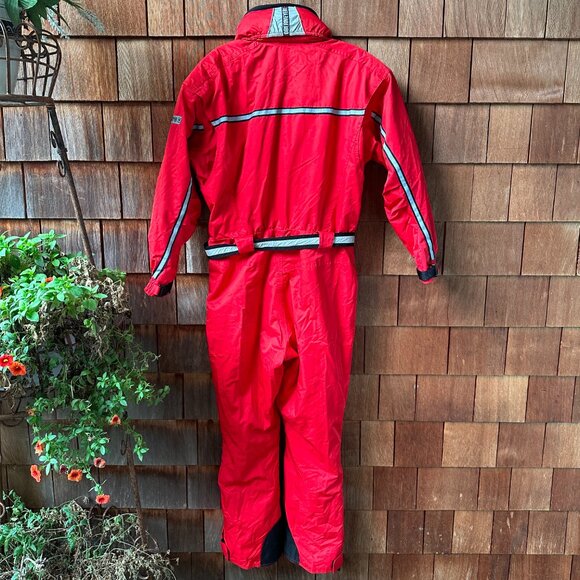 EUC Obermeyer Red/Black One Piece Velocity Shell Suit in Women's 12 Petite - Picture 11 of 15